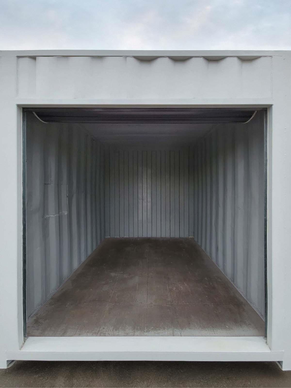 10&rsquo; &ldquo;Cut Down&rdquo; Used Container + Rollup - Container Consultants Australia