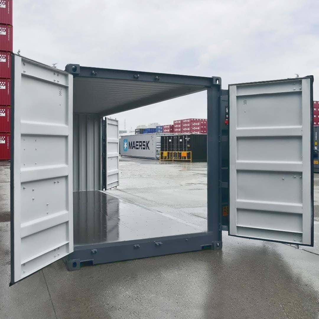 20&rsquo; New (1-trip) &ldquo;Openside&rdquo; Shipping Container - Container Consultants Australia