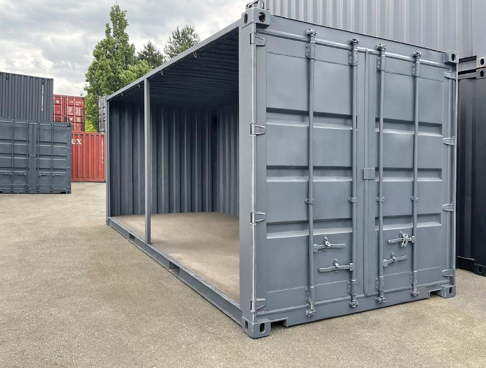 20&rsquo; Used &ldquo;Open Face&rdquo; Shipping Container - Container Consultants Australia