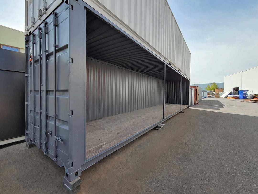 40&rsquo;HC Used &ldquo;Open Face&rdquo; Shipping Container - Container Consultants Australia