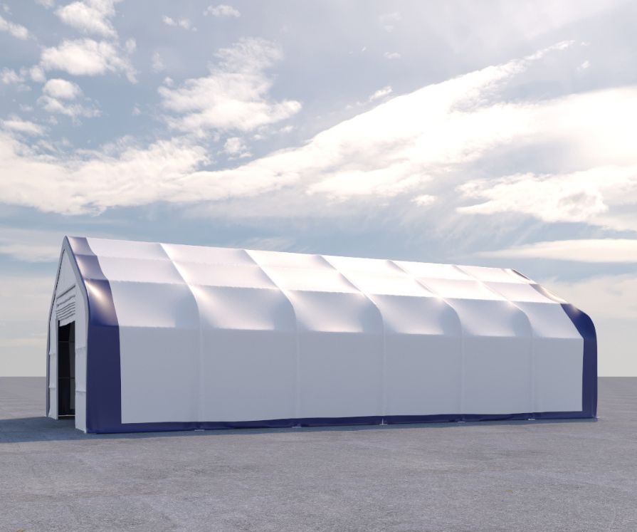 Dual Truss Storage Shelter (30&prime; x 60&prime; x 20&prime;) - Container Consultants Australia