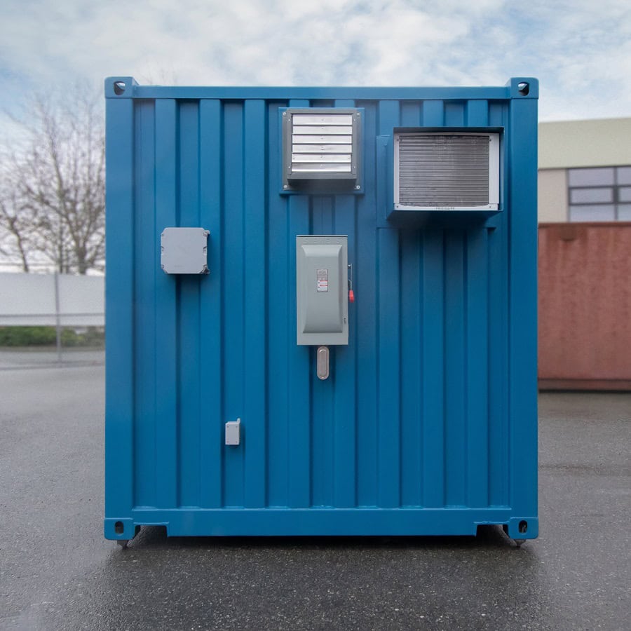 Shipyard Machinery Enclosure - Container Consultants Australia