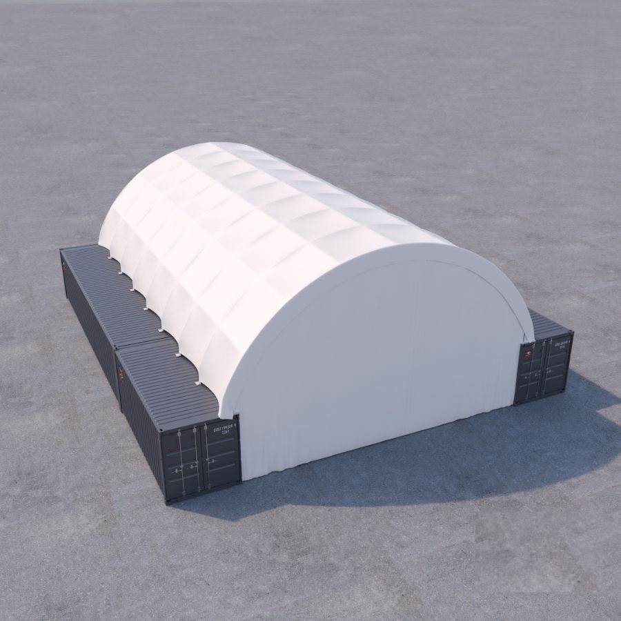 40&rsquo; x 60&rsquo; Container Shelter - Container Consultants Australia