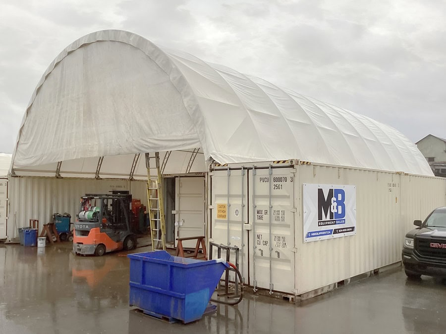 40&rsquo; x 60&rsquo; Container Shelter - Container Consultants Australia