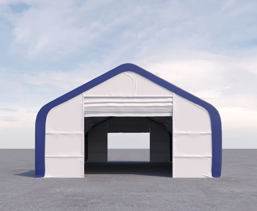 Dual Truss Storage Shelter (30&prime; x 60&prime; x 20&prime;) - Container Consultants Australia