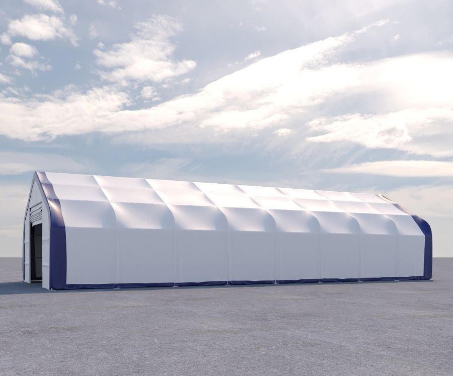 Dual Truss Storage Shelter (30&prime; x 80&prime; x 20&prime;) - Container Consultants Australia
