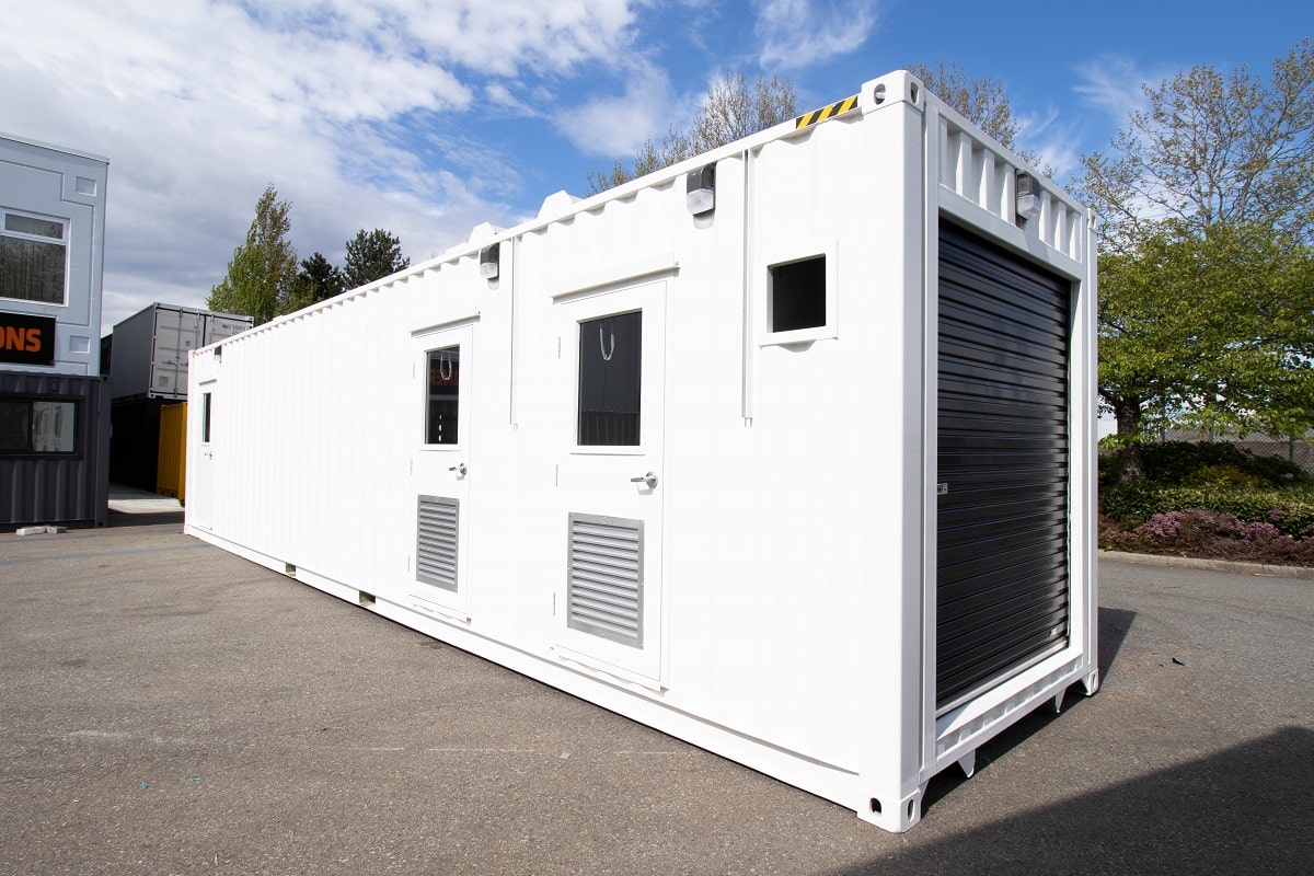40&rsquo; Custom Mechanical Enclosure - Container Consultants Australia