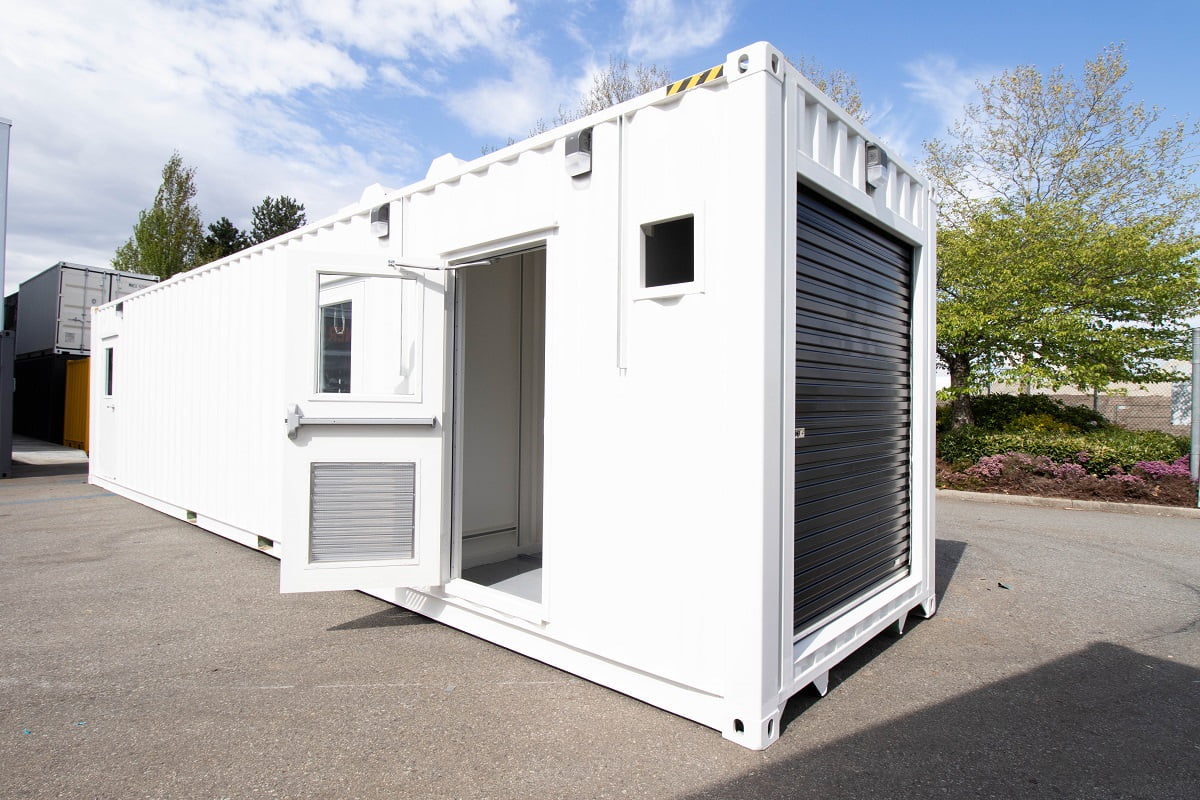 40&rsquo; Custom Mechanical Enclosure - Container Consultants Australia