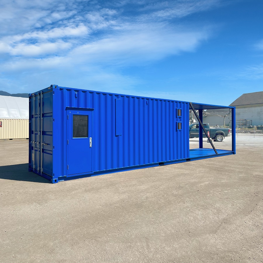 40&rsquo; Custom Equipment Enclosure - Container Consultants Australia